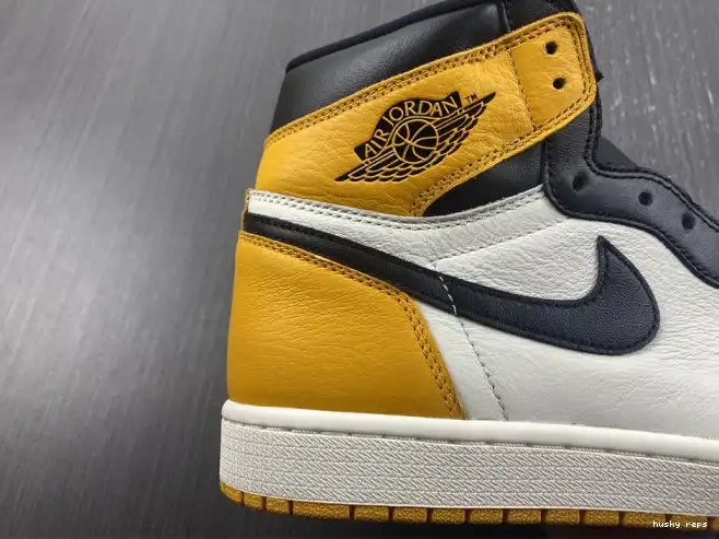 Rep Husky Toe OG Yellow High 555088-711 Air 1 Jordan 0509